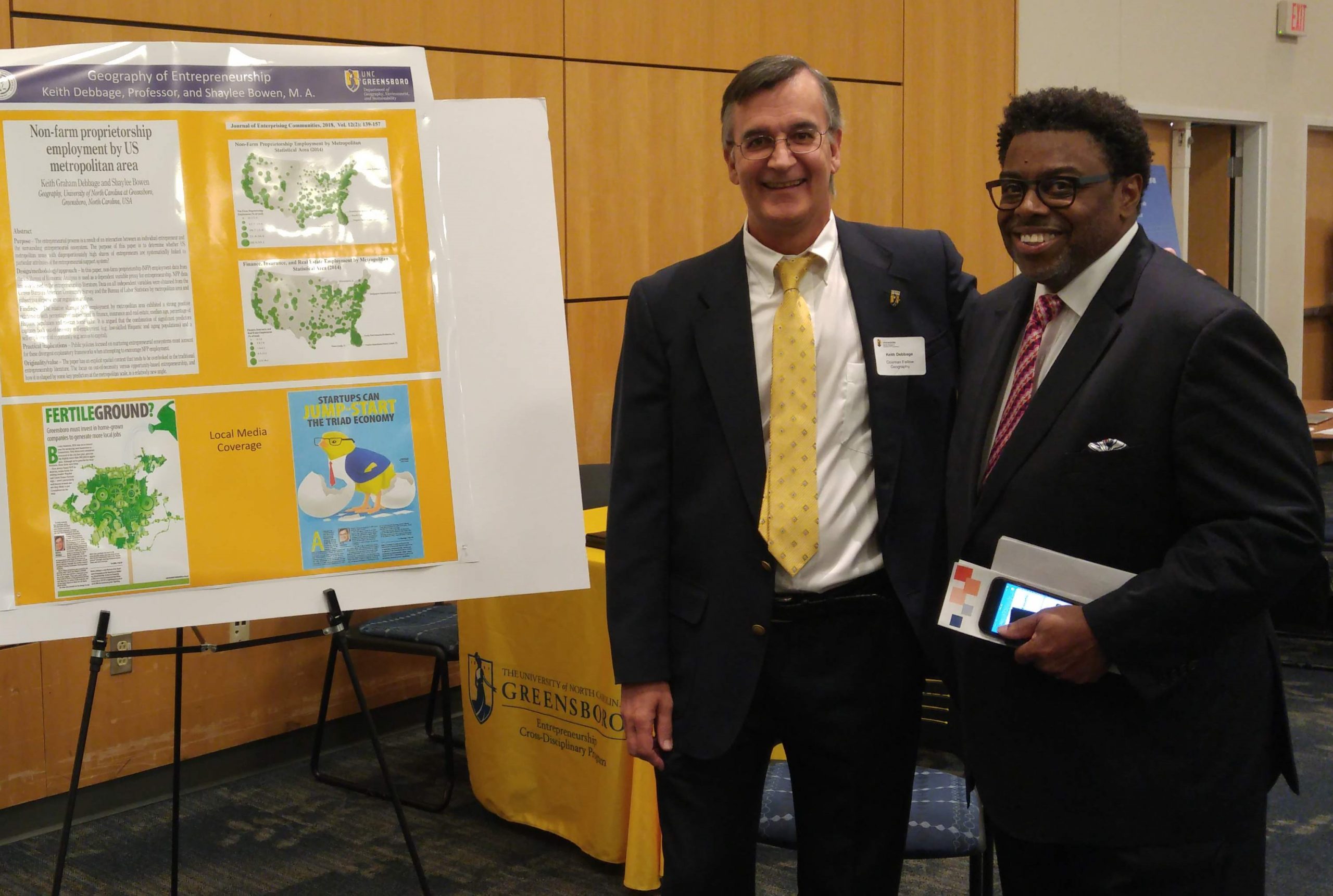 Featured Image for Dr. Debbage Receives Award at Entrepreneurship Symposium