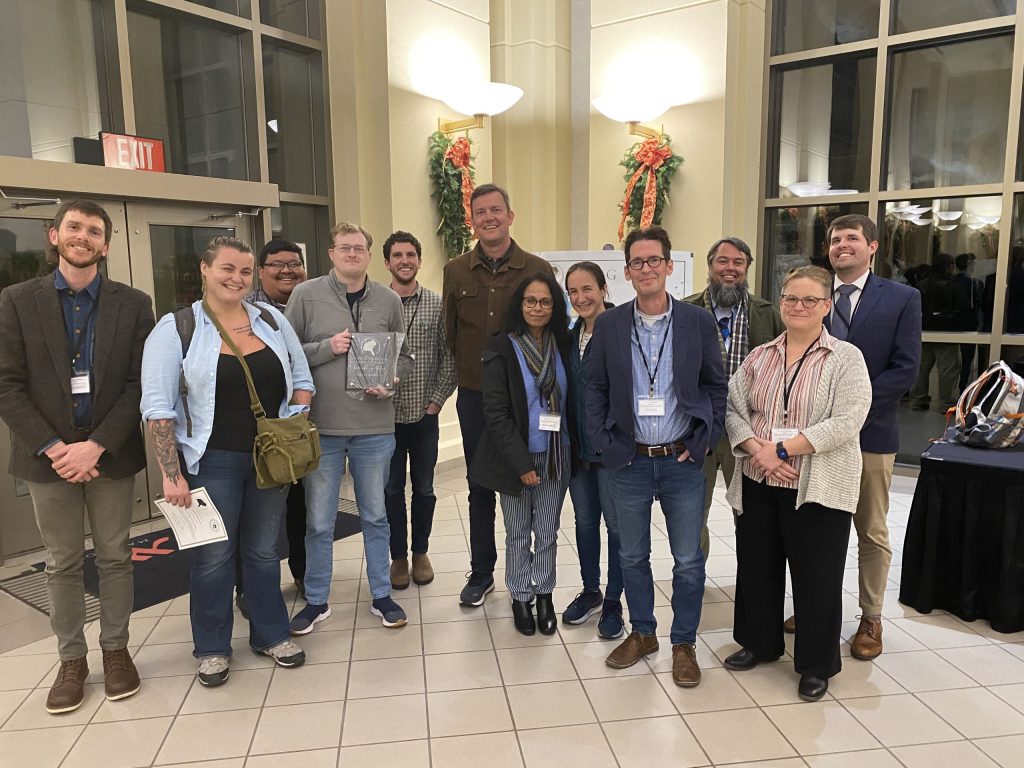 Group of students at conference