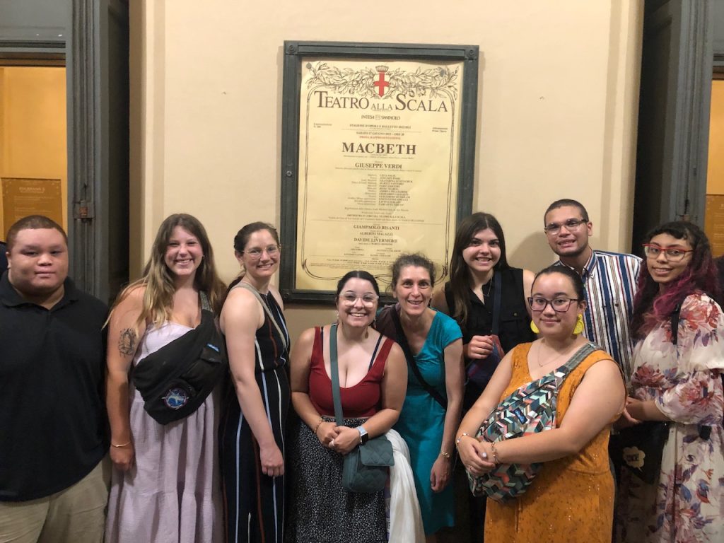 The 2023 Grand Tour group in Milan