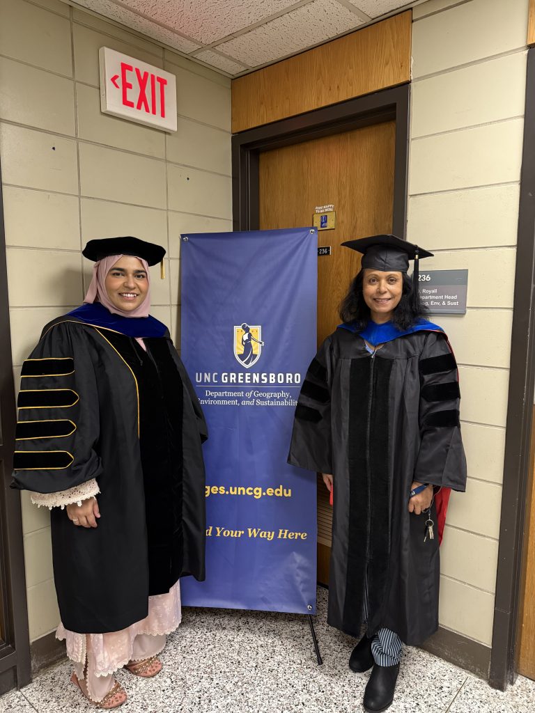 Dr. Nabeela Farhat and GES faculty Dr. Selima Sultana