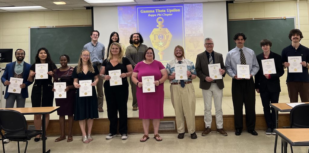 Gamma Theta Upsilon 2026 inductees